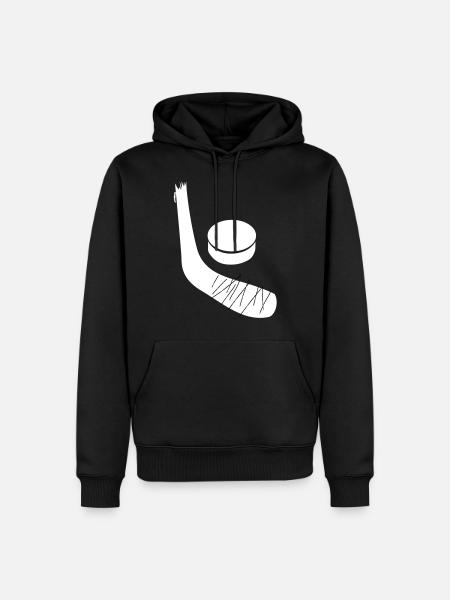 hockey - Men’s Premium Organic Hoodie - black