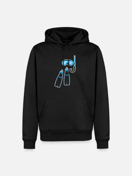 Snorkeling Equipment - Men’s Premium Organic Hoodie - black