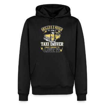 Taxi driver skills - Men’s Premium Organic Hoodie - black - Front - Nico (187cm)