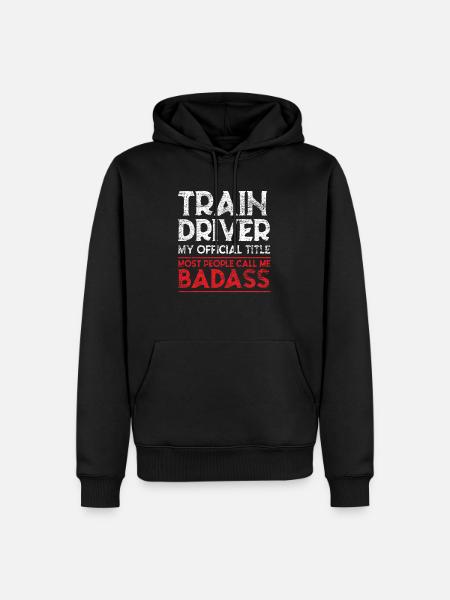 Conductor - Men’s Premium Organic Hoodie - black