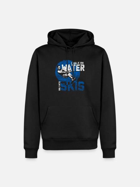 Water-skiing - Men’s Premium Organic Hoodie - black
