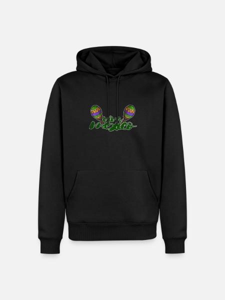 Mexico - Männer Premium Bio Hoodie - Schwarz
