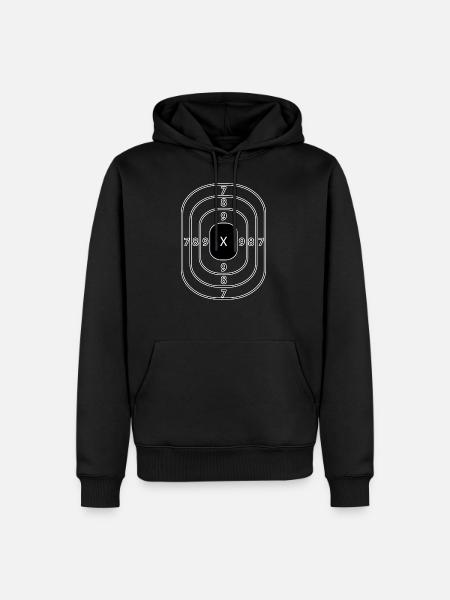 schiessen - Männer Premium Bio Hoodie - Schwarz