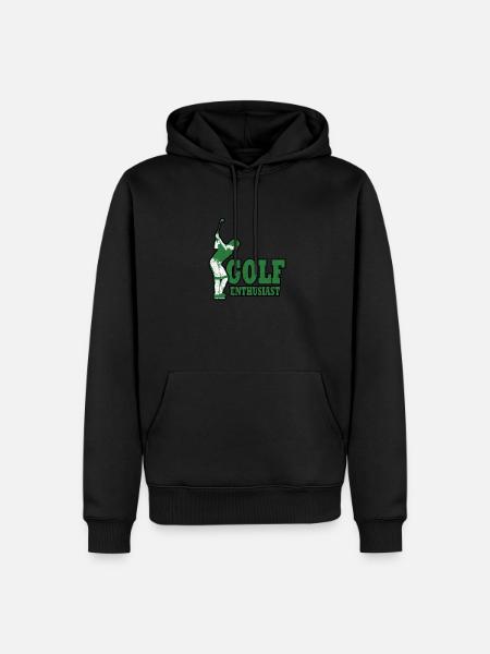Golf - Golfing - Golfers - Men’s Premium Organic Hoodie - black