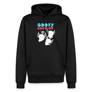 Axolotl Reptile Salamander Aquarium Kawaii Lurch - Männer Premium Bio Hoodie - Schwarz - Vorne - Nico (187cm)