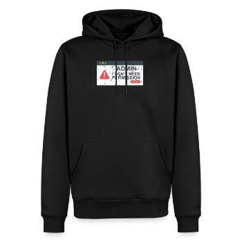 Computer Scientist Computer - Men’s Premium Organic Hoodie - black - Front - Nico (187cm)