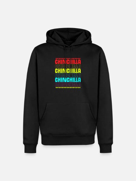 Chinchilla - Men’s Premium Organic Hoodie - black