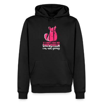 Chinchilla Geschenk Südamerika Nagetier Haustier - Männer Premium Bio Hoodie - Schwarz - Vorne - Nico (187cm)