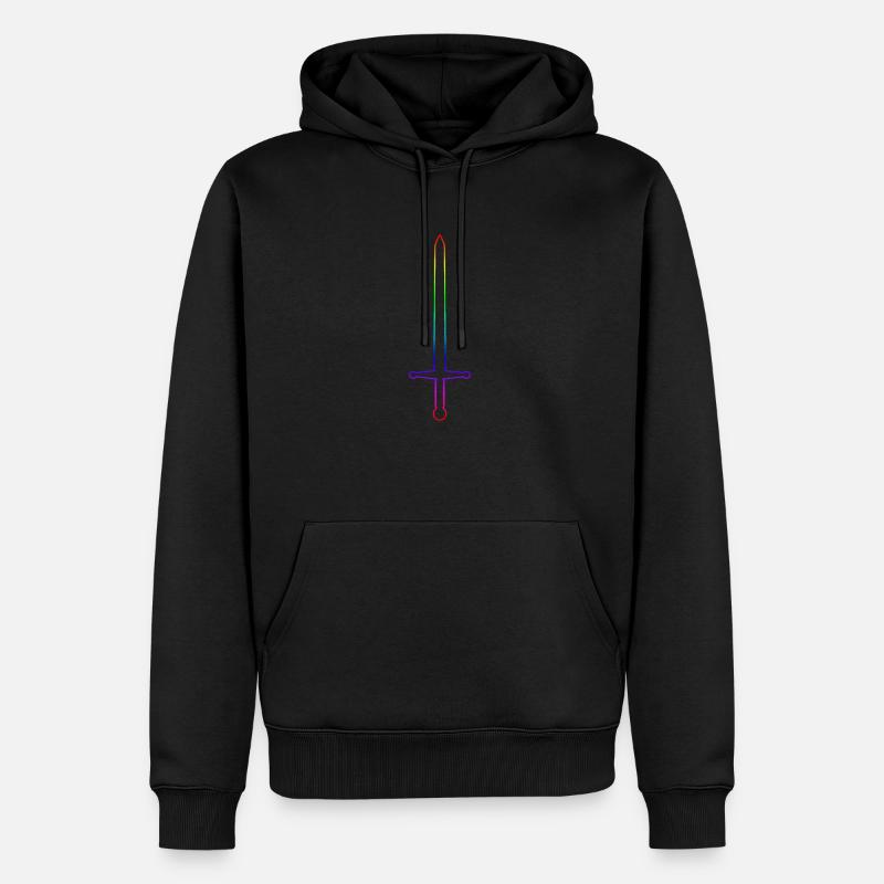 Schwert - Männer Premium Bio Hoodie - Schwarz