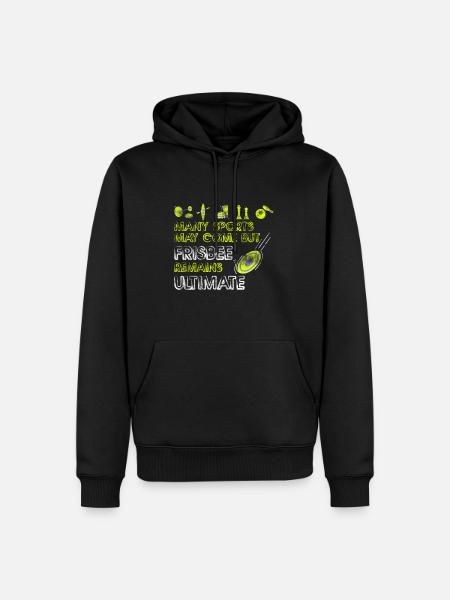 Frisbee - Men’s Premium Organic Hoodie - black