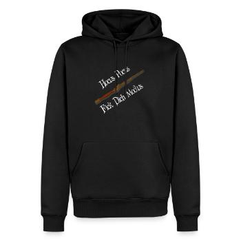 Zauberstab Magie Zauberspruch Geschenk - Männer Premium Bio Hoodie - Schwarz - Vorne - Nico (187cm)