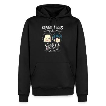 Gothic Girls - Männer Premium Bio Hoodie - Schwarz - Vorne - Nico (187cm)