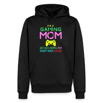 I am a Gaming Mom Mother Game Sport - Men’s Premium Organic Hoodie - black - Front - Nico (187cm)