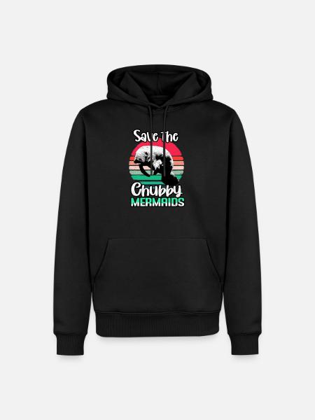 Manatee - Men’s Premium Organic Hoodie - black