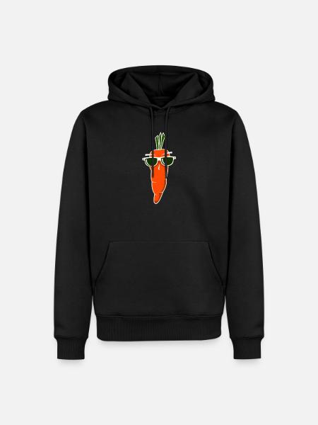 CARROT SHADES - Männer Premium Bio Hoodie - Schwarz