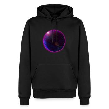 Space Planet Space Space Gift - Men’s Premium Organic Hoodie - black - Front - Nico (187cm)