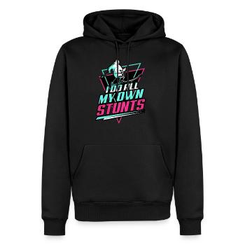 Ski Ski Ski Ski Ski - Sweat à capuche Premium bio Homme - noir - Devant - Nico (187cm)