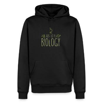 Cadeau d'étude scientifique biologiste biologiste - Sweat à capuche Premium bio Homme - noir - Devant - Nico (187cm)