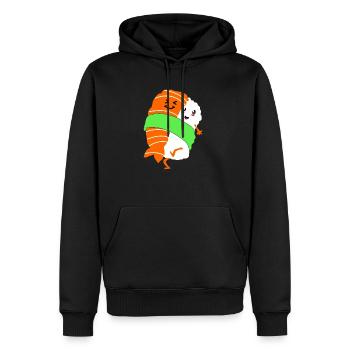 Sushi Go Reis Japan Tokio Miso Nigiri Maki Udon - Männer Premium Bio Hoodie - Schwarz - Vorne - Nico (187cm)