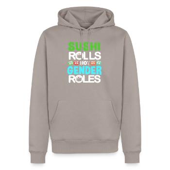 Sushi Go Reis Japan Tokio Miso Nigiri Maki Udon - Männer Premium Bio Hoodie - Taupe - Vorne - Nico (187cm)