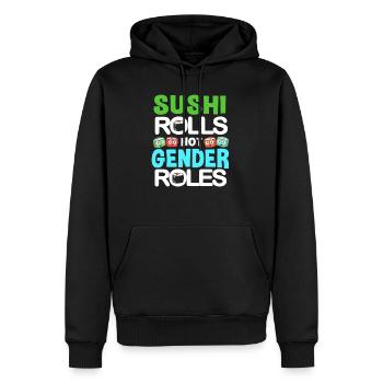 Sushi Go Reis Japan Tokio Miso Nigiri Maki Udon - Männer Premium Bio Hoodie - Schwarz - Vorne - Nico (187cm)