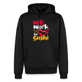 Sushi Go Reis Japan Tokio Miso Nigiri Maki Udon - Männer Premium Bio Hoodie - Schwarz - Vorne - Nico (187cm)