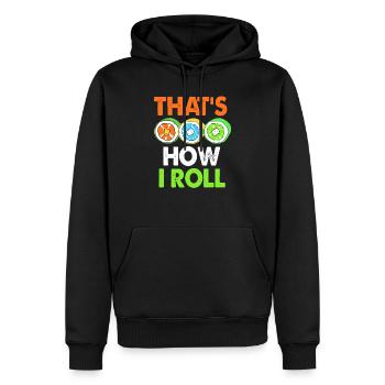 Sushi Go Rice Japan Tokyo Miso Nigiri Maki Udon - Men’s Premium Organic Hoodie - black - Front - Nico (187cm)