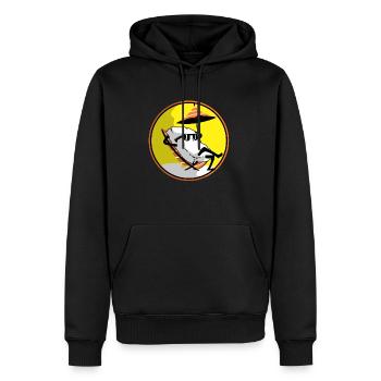 Sushi Go Riz Japon Tokyo Miso Nigiri Maki Udon - Sweat à capuche Premium bio Homme - noir - Devant - Nico (187cm)