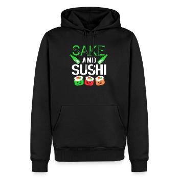 Sushi Go Reis Japan Tokio Miso Nigiri Maki Udon - Männer Premium Bio Hoodie - Schwarz - Vorne - Nico (187cm)