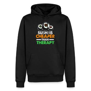Sushi Go Reis Japan Tokio Miso Nigiri Maki Udon - Männer Premium Bio Hoodie - Schwarz - Vorne - Nico (187cm)