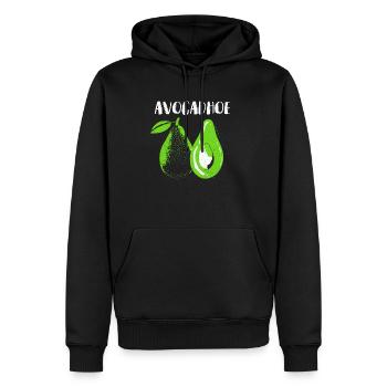 Avocado - Sweat à capuche Premium bio Homme - noir - Devant - Nico (187cm)