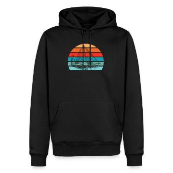 Sailing Sailing Ship - Men’s Premium Organic Hoodie - black - Front - Nico (187cm)