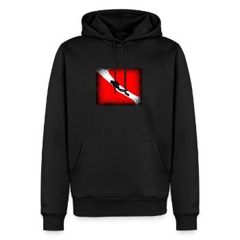 Taucher Geschenk Lustig Diving Tauchen Sport Meer - Männer Premium Bio Hoodie - Schwarz - Vorne - Nico (187cm)