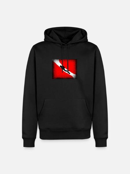Dive - Men’s Premium Organic Hoodie - black