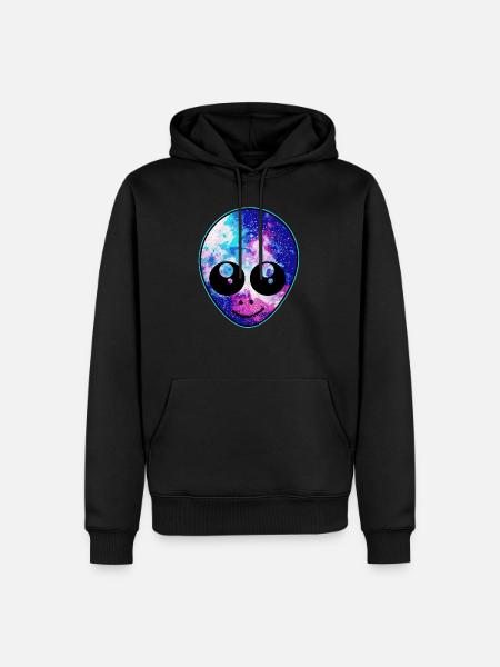 Aliens - Men’s Premium Organic Hoodie - black