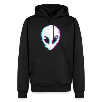 Aliens - Men’s Premium Organic Hoodie - black - Front - Nico (187cm)