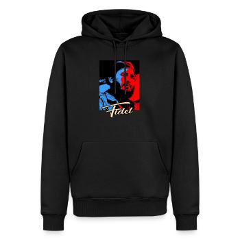 Kommunismus Lenin Marx Klassenkampf Sozial - Männer Premium Bio Hoodie - Schwarz - Vorne - Nico (187cm)