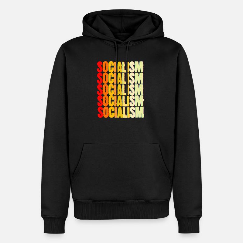 Communisme Lénine Marx Lutte des classes social - Sweat à capuche Premium bio Homme - noir