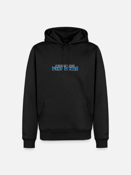 Boulder T-Shirt Dynamisch Klettern Double Dyno Fun - Männer Premium Bio Hoodie - Schwarz