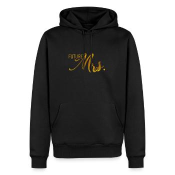 Verlobung Hochzeit - Männer Premium Bio Hoodie - Schwarz - Vorne - Nico (187cm)