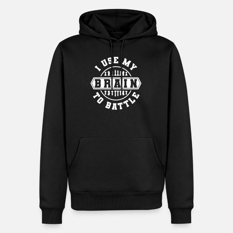 Schach - Männer Premium Bio Hoodie - Schwarz