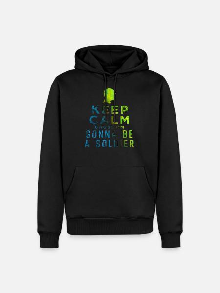 Soldier - Men’s Premium Organic Hoodie - black