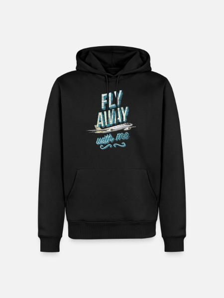 pilot - Men’s Premium Organic Hoodie - black