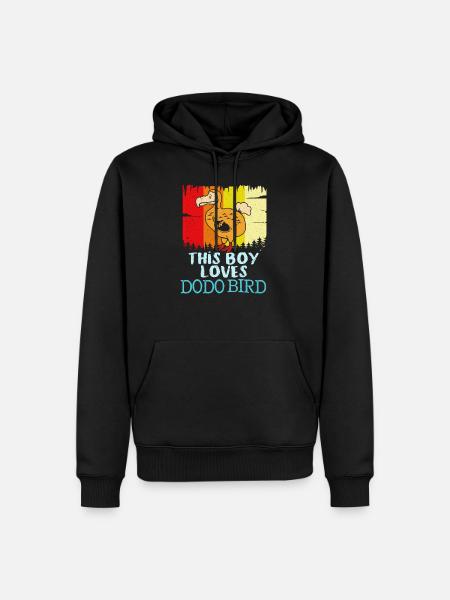 Dodo - Men’s Premium Organic Hoodie - black