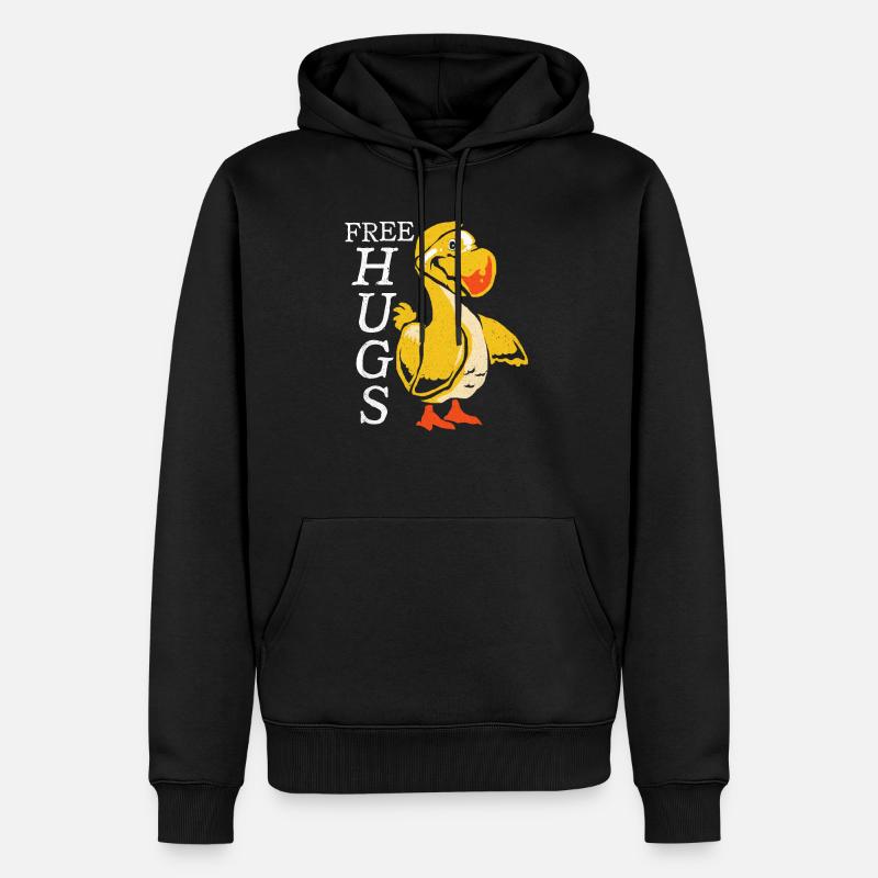 Dodo - Männer Premium Bio Hoodie - Schwarz