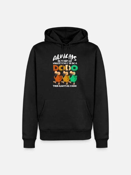 Dodo - Men’s Premium Organic Hoodie - black