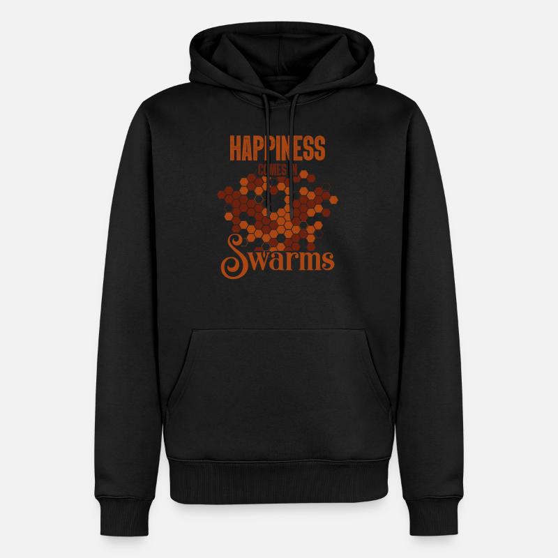 Imker Glück - Männer Premium Bio Hoodie - Schwarz