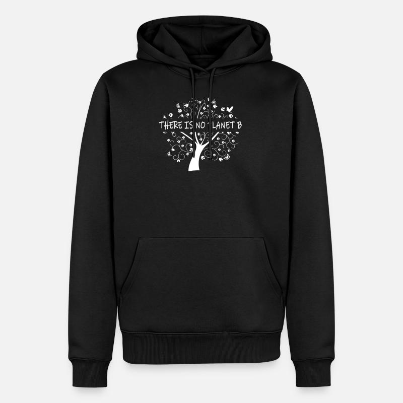 Il n'y a pas de planète B - Protection de l'environnement - Sweat à capuche Premium bio Homme - noir