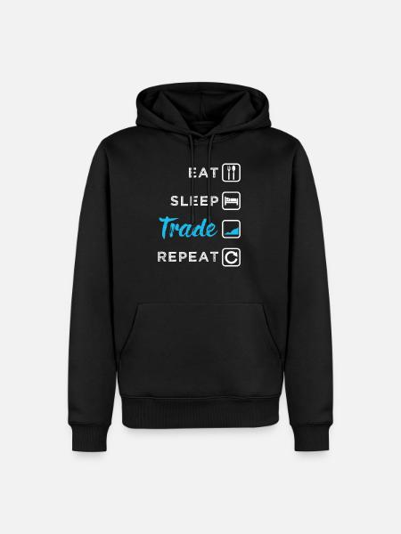 Actions - Sweat à capuche Premium bio Homme - noir
