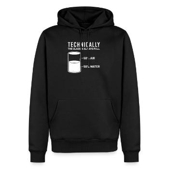 Science Scientist Science - Men’s Premium Organic Hoodie - black - Front - Nico (187cm)